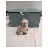 Lladro Lucky Cat figurine.