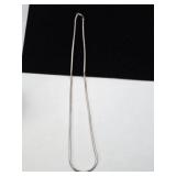 22' Silver Necklace marked 925  35 grams
