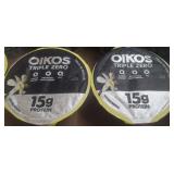 Case of 12 dannon oikos triple zero vanilla