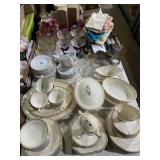 Vintage glassware, shot glasses, Homer Laughlin