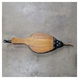 Wood and leather Bellow  18in