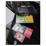 Lighted Magnifying glasses, 4 packs of cards