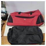 American tourister duffle bag and small black bag