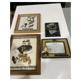 Purdue Boilermakers, Crosstitch, plaque, and