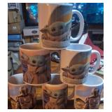 Set of 6 starwars the mandelorian coffee cups