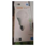 2- 4ct boxes of 100 watt led lightbulbs