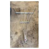 Pair of Wooden Fan Trellises