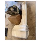 Mail Box, dining canopy, bird house, and porch