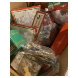 Variety of holiday, trimmings, ornaments, and