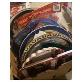 Variety of holiday platters