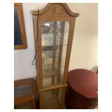 lighted curio cabinet 15ï¿½ x 12ï¿½ x 70ï¿½