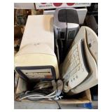 Vintage computer, scanner and printer