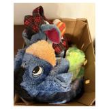Box Lot of Plush Stuffed Animals
