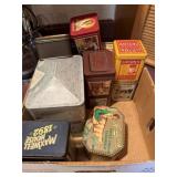 Lot of Assorted Tins