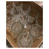 Brady of milkshake and sundae glasses