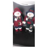 Trim a home Mr. And Mrs snowman 25in standing