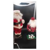 Lighted santa claus figurine 24in , 2004 golfing
