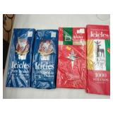 4  packs icicles 1,000 strands  18 in