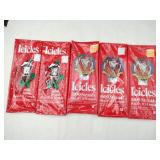 5 packs of icicles 1,000 strands 18 in