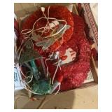 Christmas wreaths with string light up candle