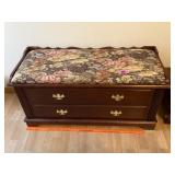Traditional style cedar-lined blanket chest
