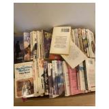 Large box full of romance novels