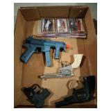 Toy guns and muscle car collectors cards