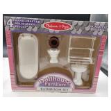 Melissa and Doug doll furniture bathroom set