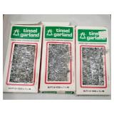 3 Tinsel Garland 15 ft