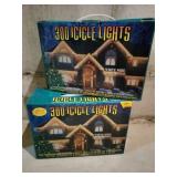 2 set of 300 icicle lights