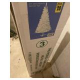 6 foot white Christmas tree in box sealed