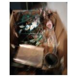 Copper metal misic box mirror metal wall decor