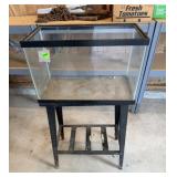 10 gallon aquarium and stand