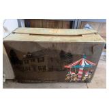 Vintage Holiday Workshop Animated Carousel 7'