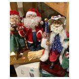 Mr. and Mrs. Claus figurines 12 inches tall and