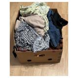 Big box full of women's clothing mix, M & L