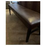 Upholstered bench 60ï¿½ x 16ï¿½ x 19ï¿½