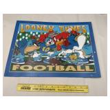 Looney Tunes Football Metal Wall Sign
