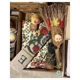 Fall tablecloth, welcome mat and other