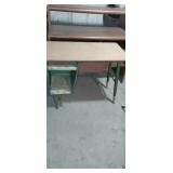 Metal students cubbie desk