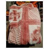 Vintage material and vintage IU blanket