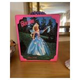 Barbies, accessories, and doll case