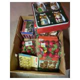 Variety of Christmas ornaments