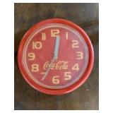 Vintage plastic Coca-Cola Red Advertising Wall