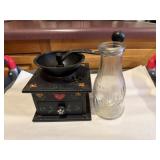 Weaver Blue Ribbon Milk Bottle and Hand Crank