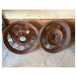 Ford Model A wire-spoke wheels