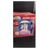 Inflatable 6ft rotating globe 'Berry Christmas '