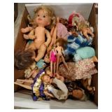 Dolls Barbies babies some missing parts