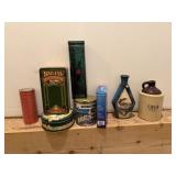 Mixed Lot of Vintage Advertising Tins &