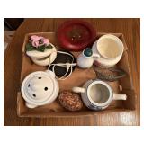 Assorted Vintage Ceramic & Metal Household Items